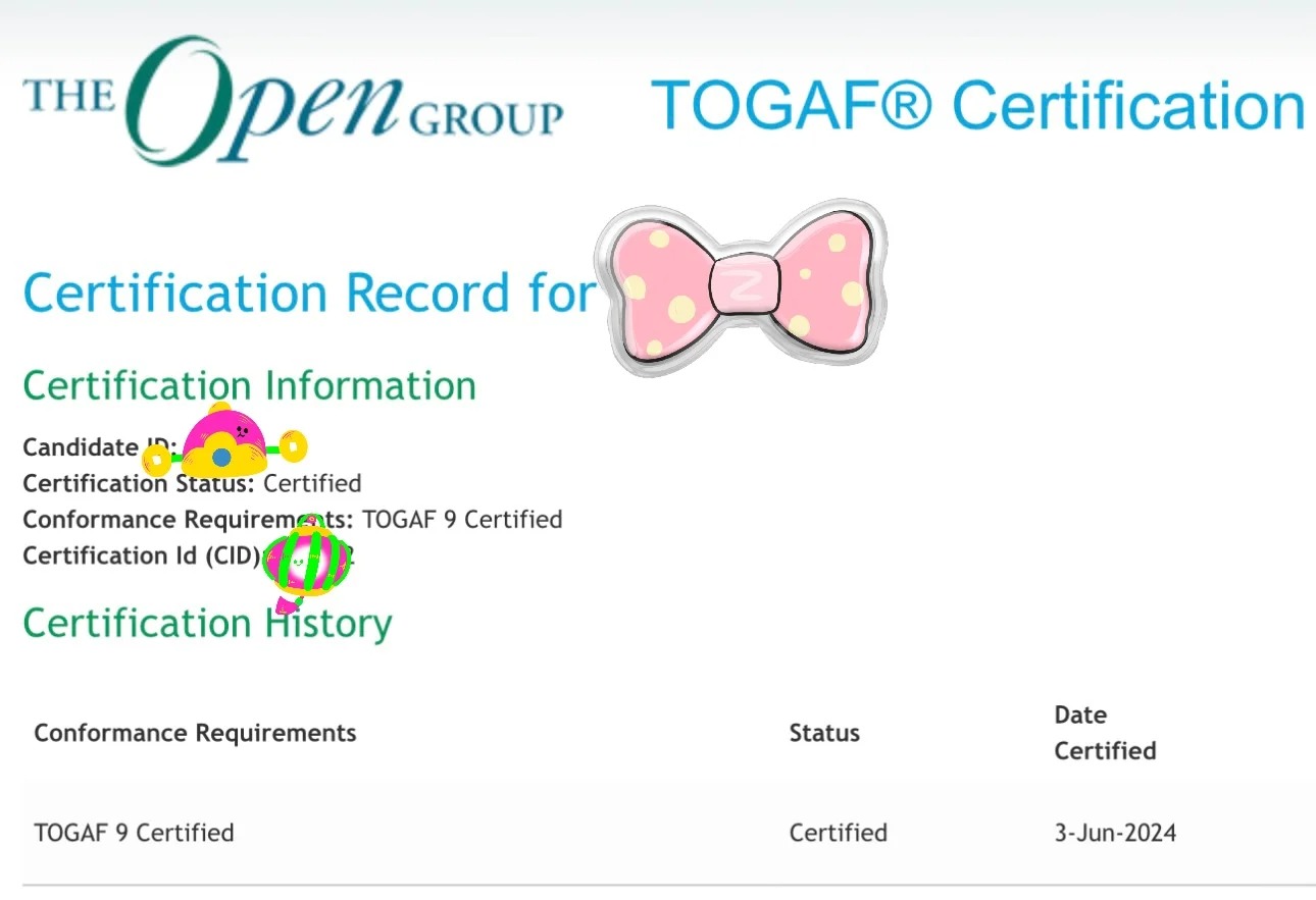 TOGAF～通過(guò)? TOGAF企業(yè)架構(gòu)備考分享——來(lái)自小紅書學(xué)員陽(yáng)格仔